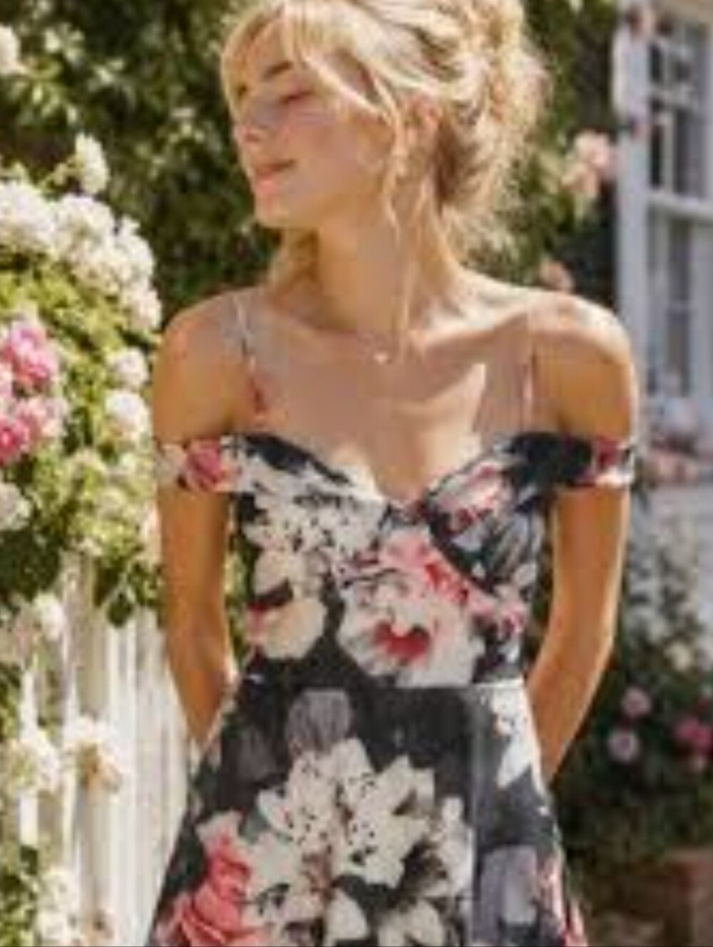 VENUS Cold Shoulder Floral Dress . Never Worn. Size 1xl